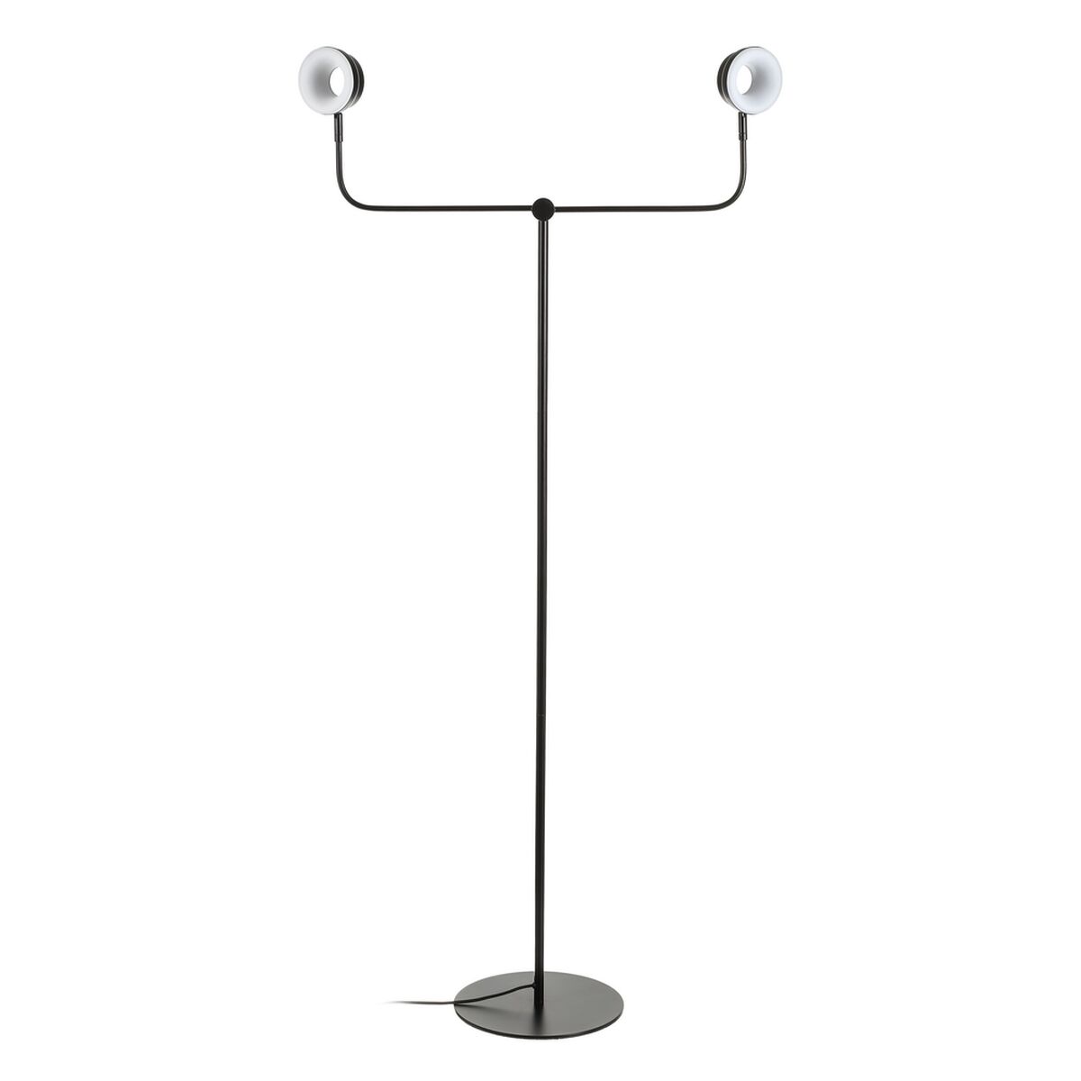 Stojací lampa 70 x 70 x 154 cm Černý Ocel